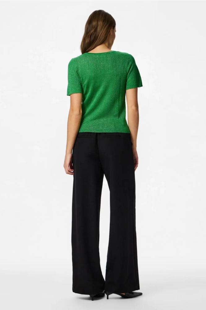 Pieces groene dames t-shirt | Model