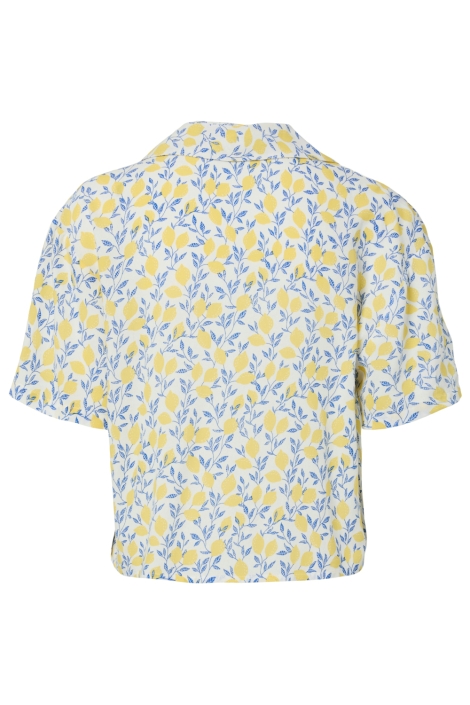 Pieces witte dames blouse | Achteraanzicht