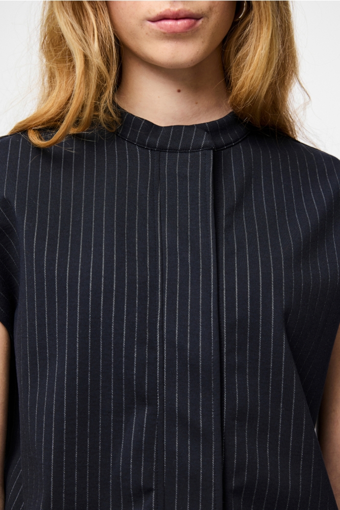 Pieces blauwe dames blouse | Unique Selling Point