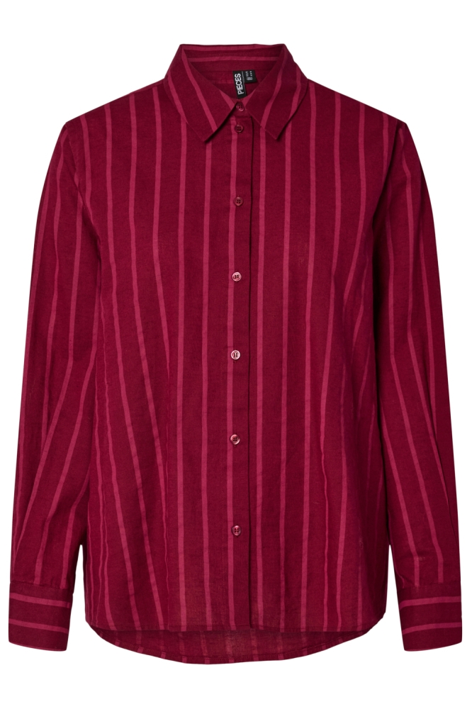 Pieces roze dames blouse | Vooraanzicht