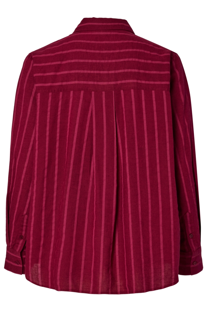 Pieces roze dames blouse | Achteraanzicht