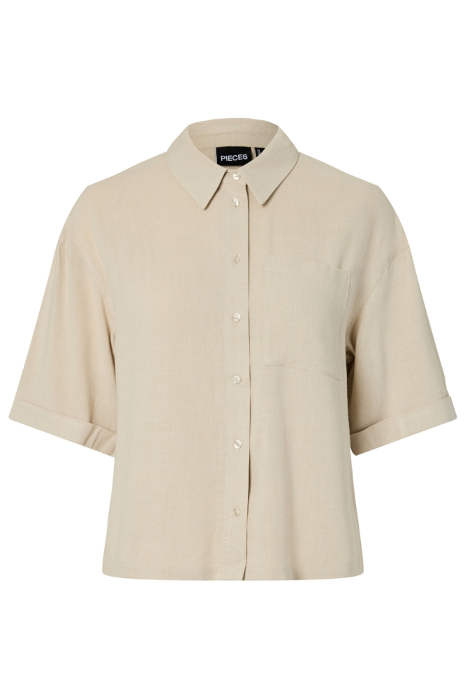 Pieces beige dames blouse | 