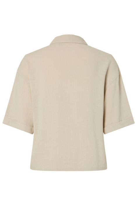 Pieces beige dames blouse | Achteraanzicht