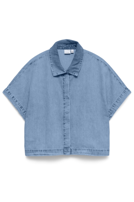 Vero Moda blauwe dames blouse | Vooraanzicht