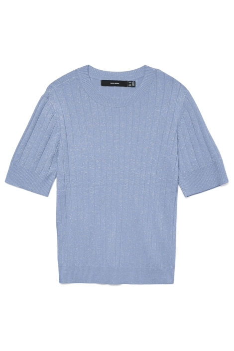 Vero Moda blauwe dames t-shirt | Vooraanzicht