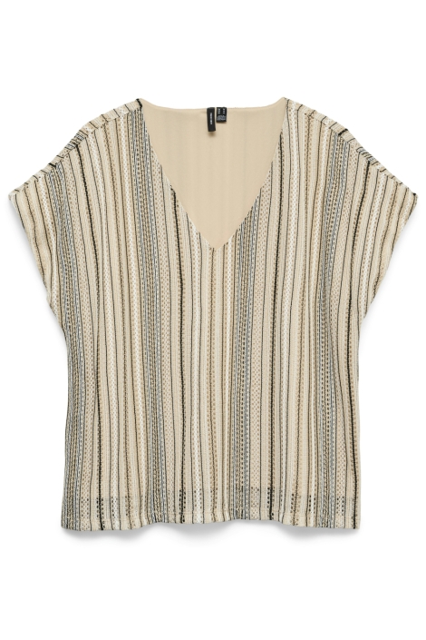 Vero Moda beige dames blouse | Vooraanzicht