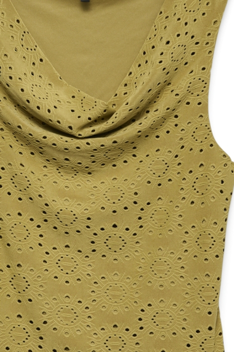 Vero Moda groene dames top | Close up