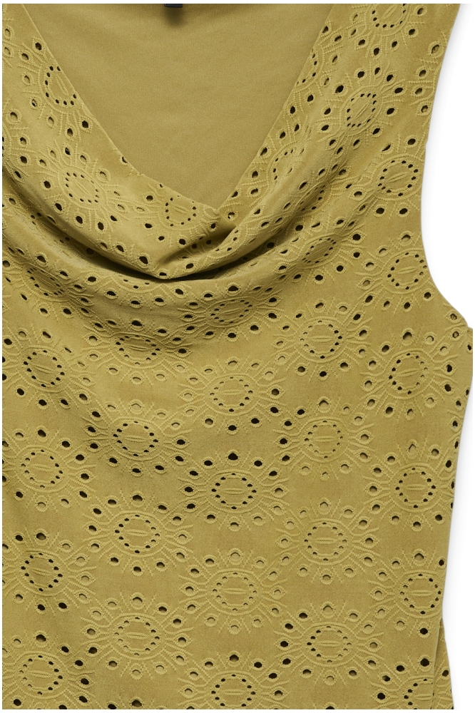 Vero Moda groene dames top | Close up