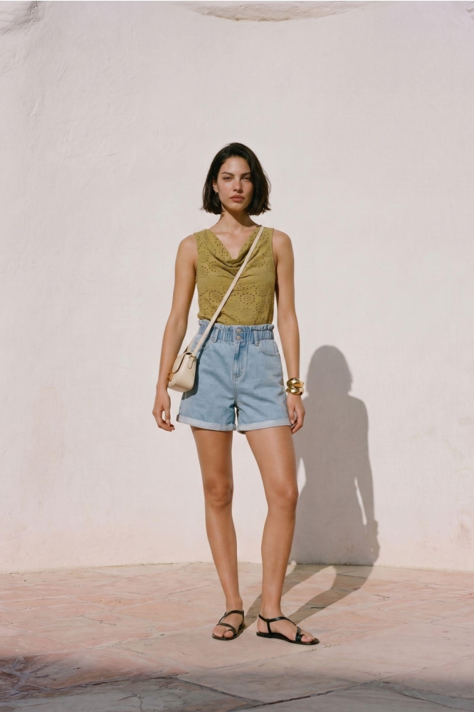 Vero Moda groene dames top | Model