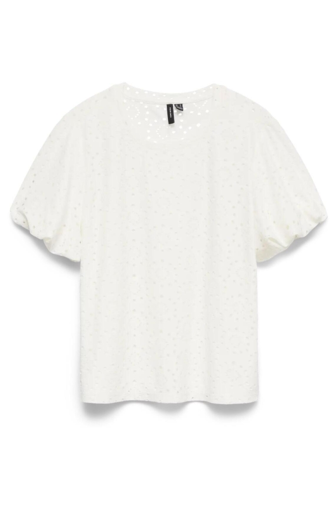 Vero Moda witte dames t-shirt | Vooraanzicht