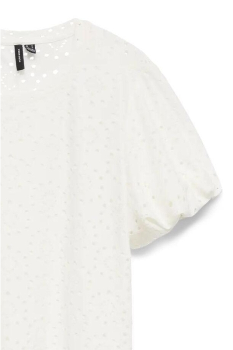 Vero Moda witte dames t-shirt | Close up