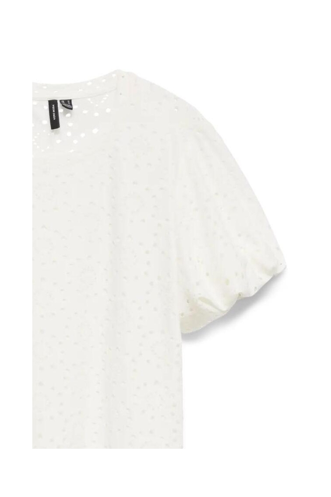 Vero Moda witte dames t-shirt | Close up