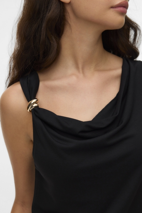 Vero Moda zwarte dames top | Close up
