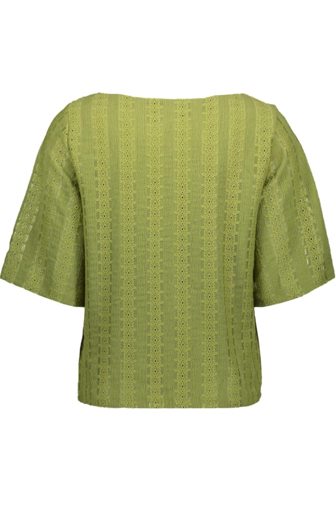 Vero Moda groene dames t-shirt | Achteraanzicht