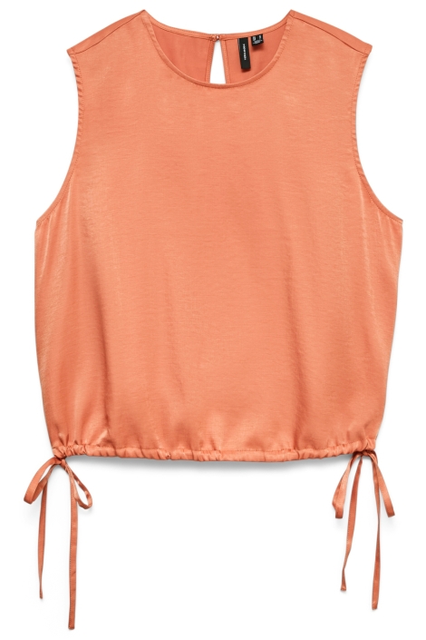 Vero Moda oranje dames top | Vooraanzicht