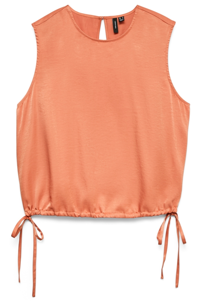 Vero Moda oranje dames blouse | Vooraanzicht