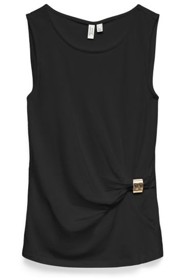 Vero Moda vmkelena s/l o-neck top jrs btq Zwart