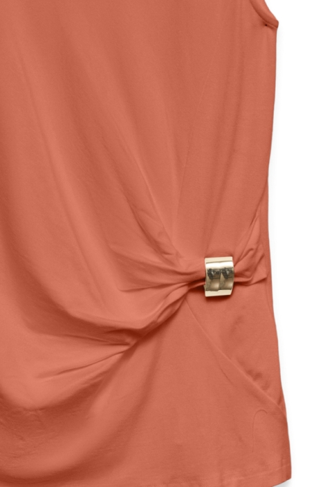 Vero Moda oranje dames top | Close up
