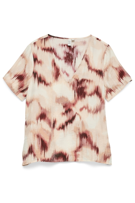 Vero Moda beige dames t-shirt | Vooraanzicht