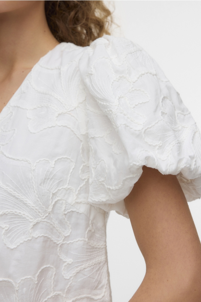 Vero Moda witte dames t-shirt | Close up