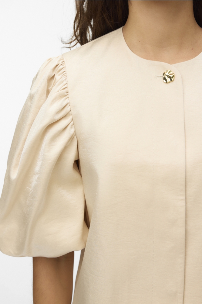 Vero Moda beige dames blazer | Close up