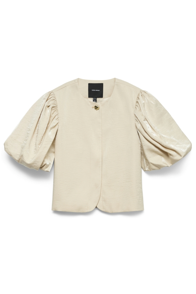 Vero Moda beige dames blazer | Vooraanzicht