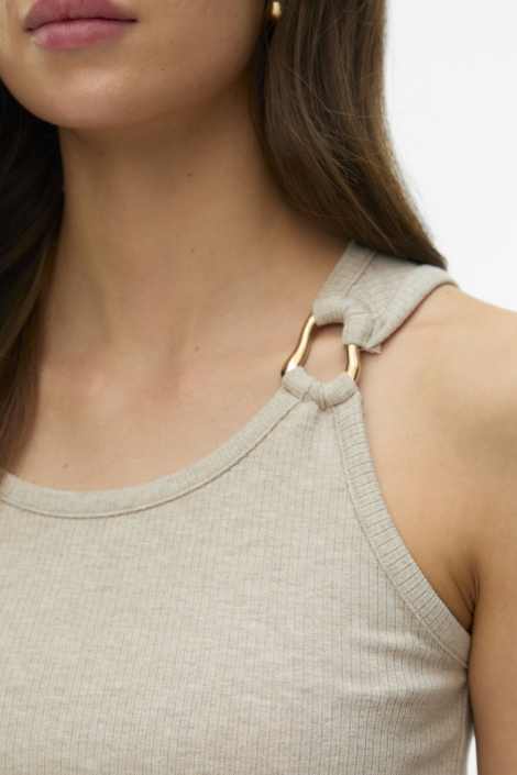 Vero Moda beige dames top | Close up