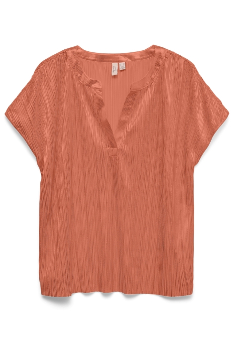 Vero Moda oranje dames t-shirt | Vooraanzicht