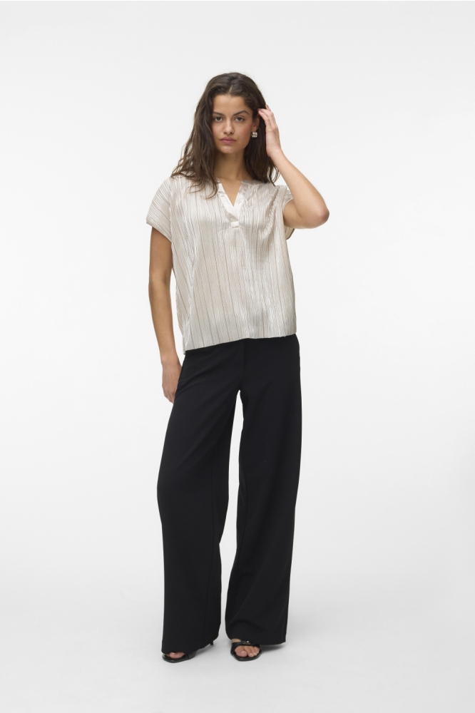 Vero Moda zilveren dames t-shirt | Model
