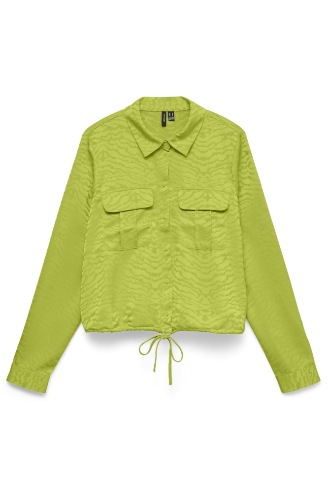Vero Moda groene dames blouse | Vooraanzicht