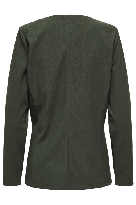 Jacqueline de Yong groene dames t-shirt | Achteraanzicht