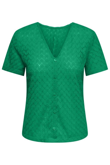 Jacqueline de Yong T-shirt JDYAVERY LIFE S/S REVERSIBLE TOP JR 15369986 JELLY BEAN