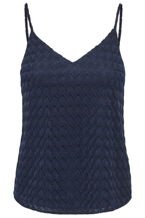 Jacqueline de Yong blauwe dames top | Vooraanzicht