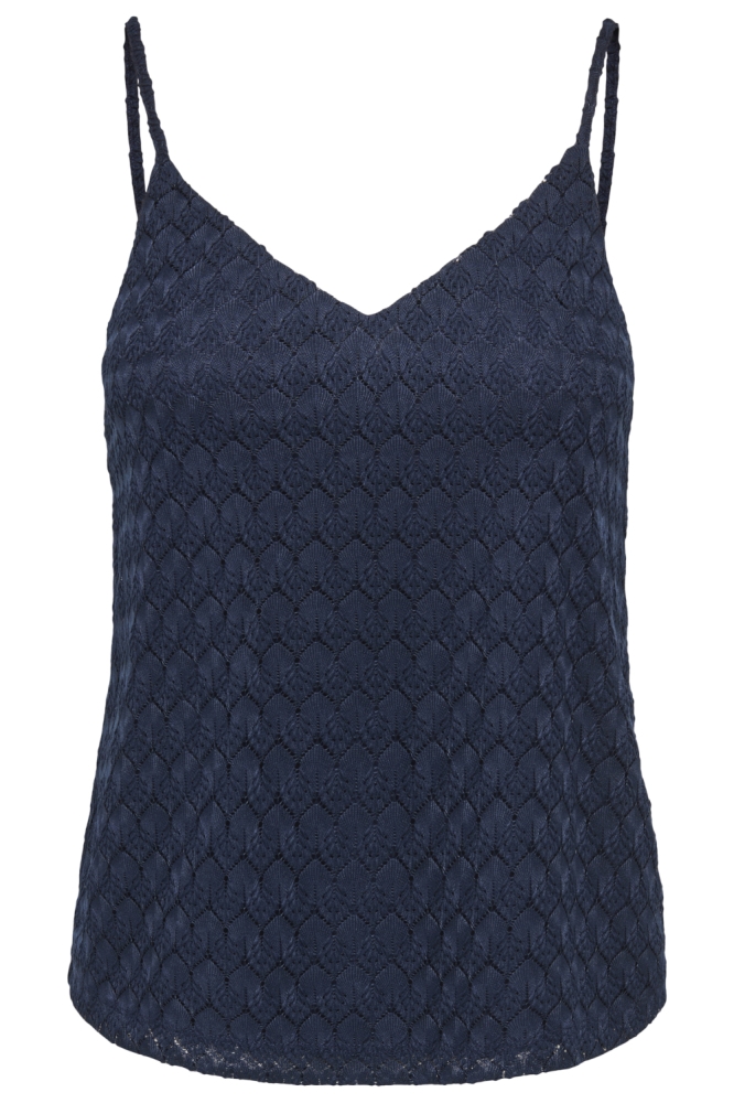 Jacqueline de Yong blauwe dames top | Vooraanzicht