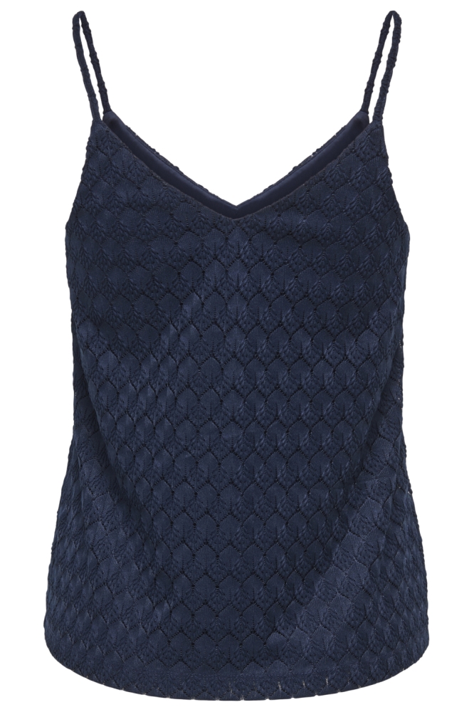 Jacqueline de Yong blauwe dames top | Achteraanzicht