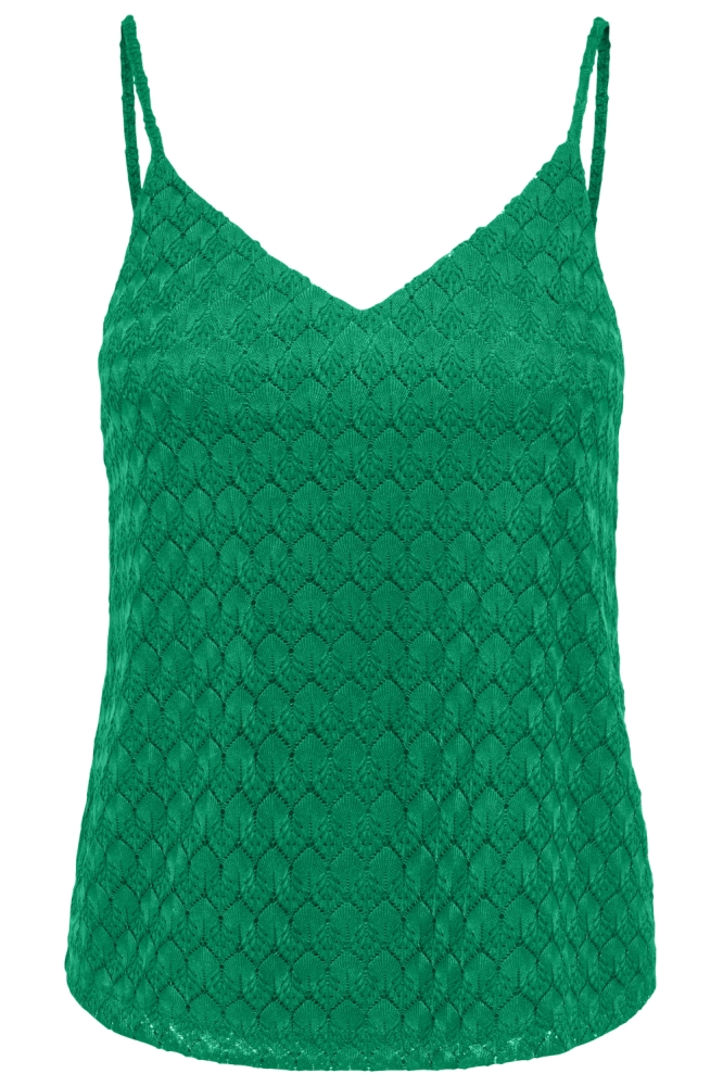 Jacqueline de Yong groene dames top | Vooraanzicht