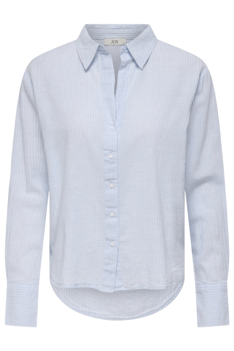 Jacqueline de Yong blauwe dames blouse | Vooraanzicht