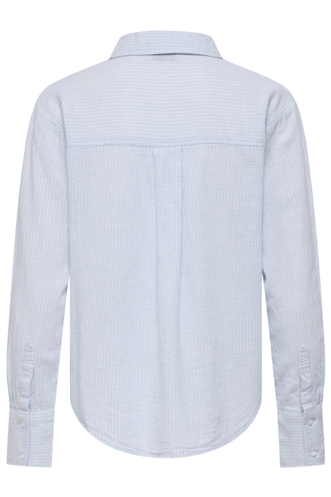 Jacqueline de Yong blauwe dames blouse | Achteraanzicht
