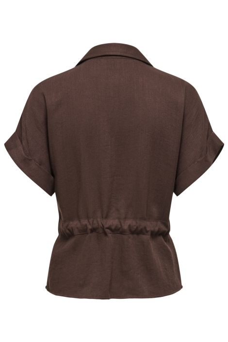 Jacqueline de Yong bruine dames blouse | Achteraanzicht