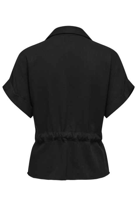 Jacqueline de Yong zwarte dames blouse | Achteraanzicht