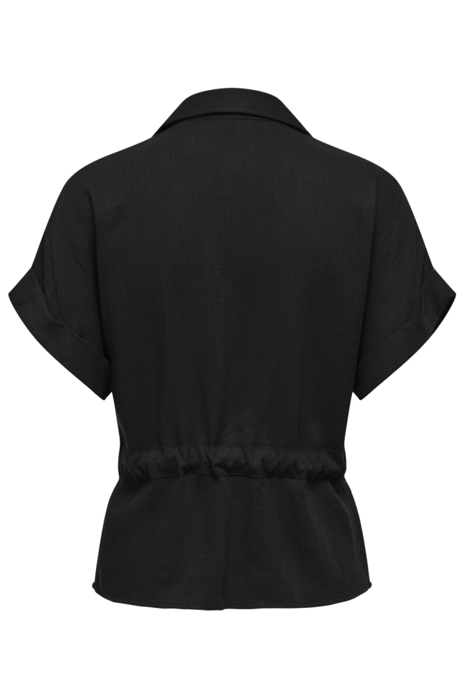 Jacqueline de Yong zwarte dames blouse | Achteraanzicht