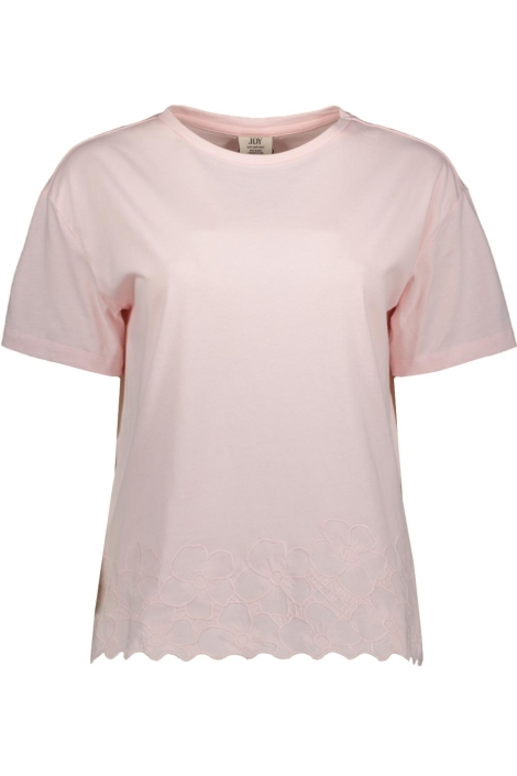 Jacqueline de Yong roze dames t-shirt | Vooraanzicht