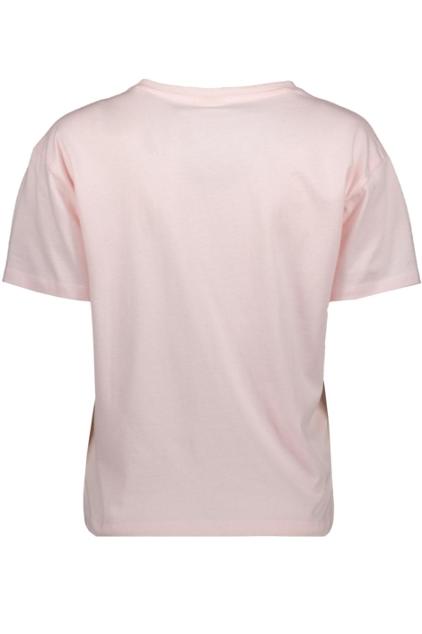 Jacqueline de Yong roze dames t-shirt | Achteraanzicht