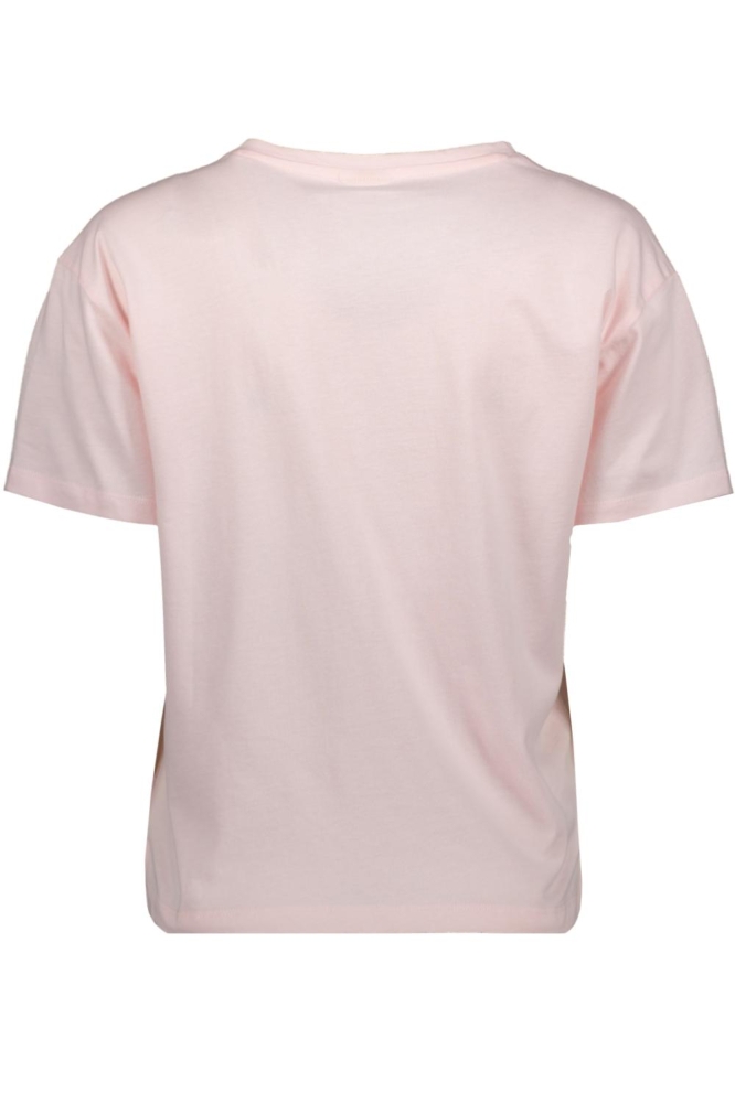 Jacqueline de Yong roze dames t-shirt | Achteraanzicht