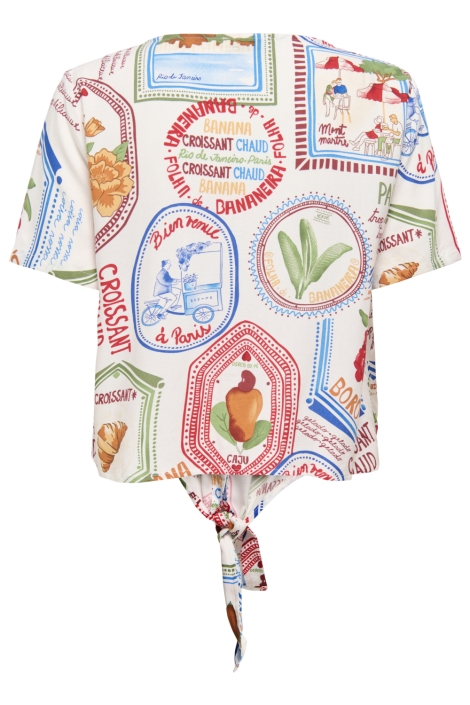 Jacqueline de Yong witte dames blouse | Achteraanzicht