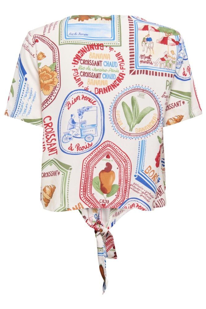 Jacqueline de Yong witte dames blouse | Achteraanzicht