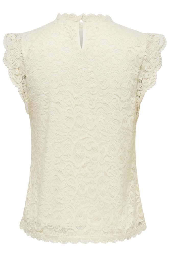 Jacqueline de Yong witte dames top | Achteraanzicht