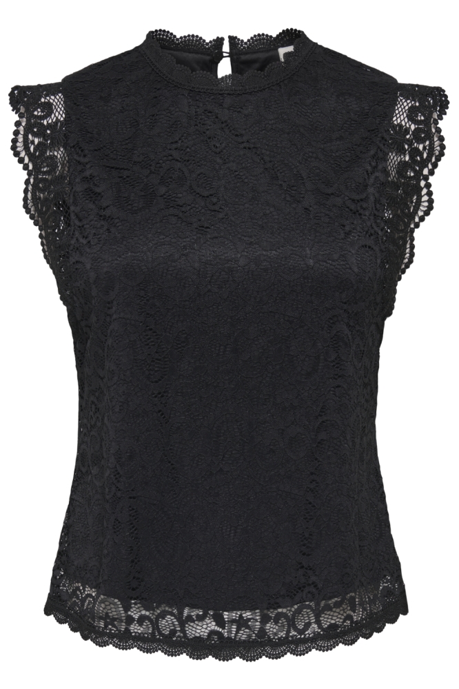 Jacqueline de Yong zwarte dames top | Vooraanzicht