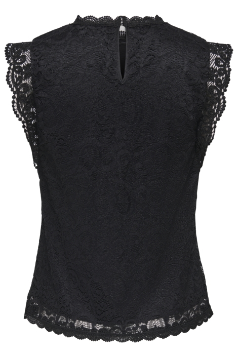 Jacqueline de Yong zwarte dames top | Achteraanzicht