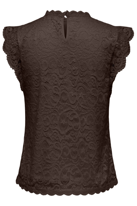 Jacqueline de Yong bruine dames top | Achteraanzicht